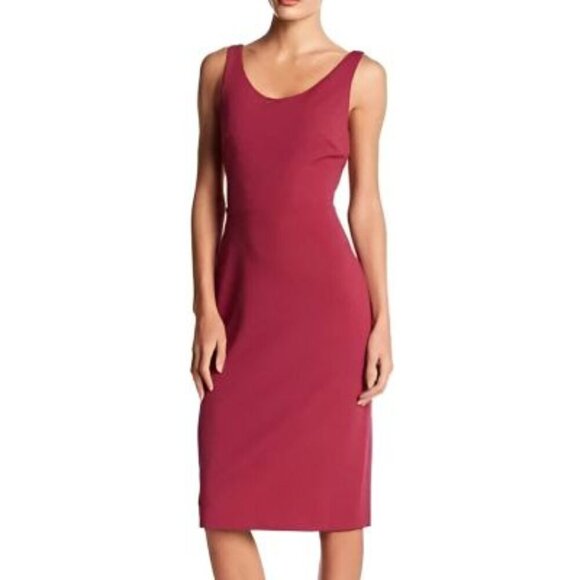 Betsey Johnson Women's Scuba Crepe Midi Dress - Picture 1 of 8